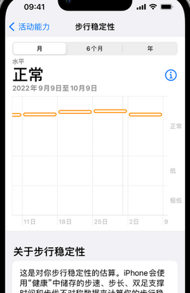 砚山iPhone手机维修如何在iPhone开启'步行稳定性通知'