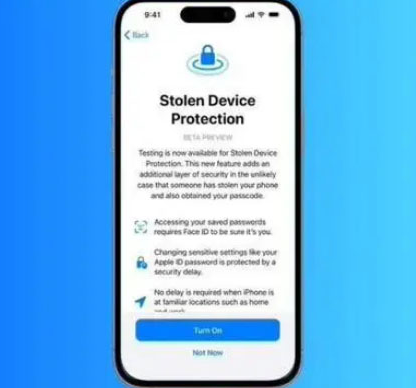 砚山苹果授权维修店分享被盗设备保护功能开启方法 