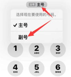 砚山苹果14维修店分享iPhone 14 Pro Max使用副卡打电话的方法 